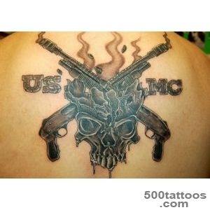 27 Militaristic Marine Tattoos  Creative Fan_11