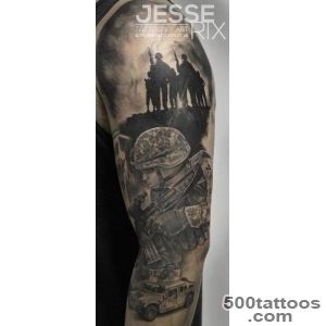 Jesse Rix Tattoos  Tattoos  Military  marine Tattoo_43