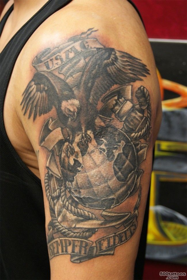 25 Cool USMC Tattoos   Meaning, Policy and Designs_4
