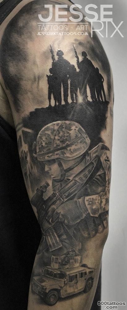 Jesse Rix Tattoos  Tattoos  Military  marine Tattoo_42