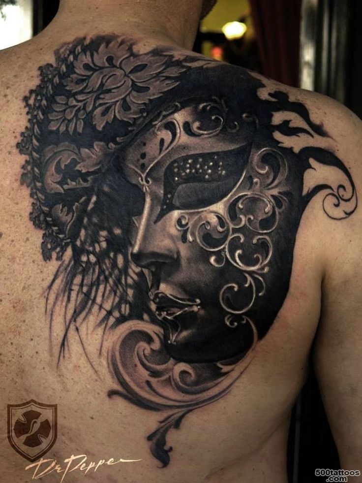 1000+ ideas about Mask Tattoo on Pinterest  Hannya Mask Tattoo ..._5