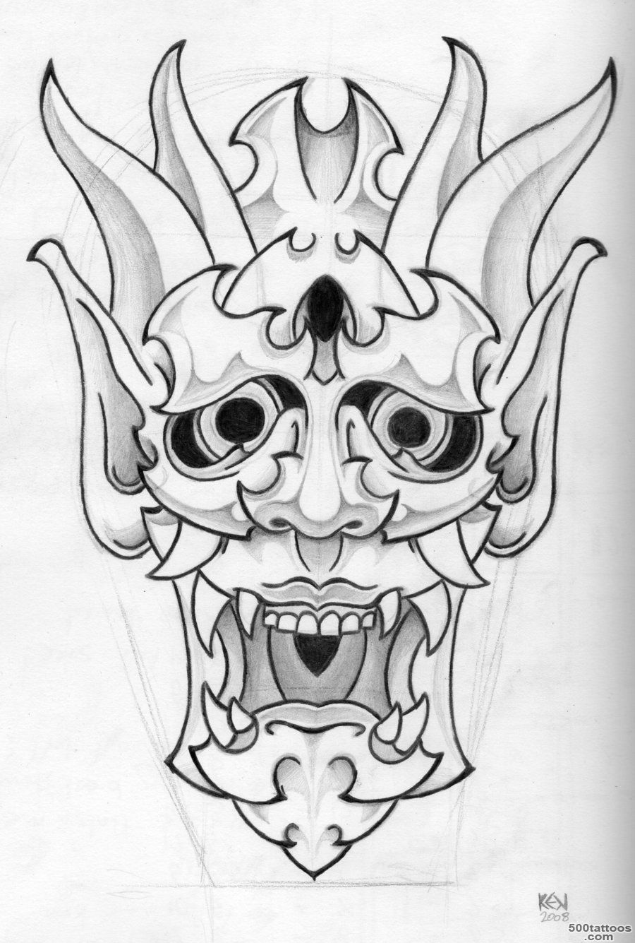 Mask Tattoos, Designs And Ideas  Page 32_50