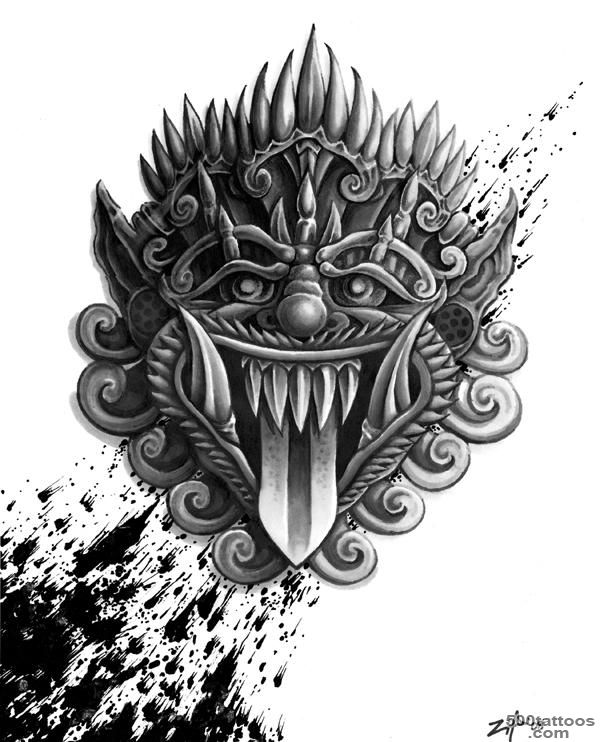 Mask Tattoos, Designs And Ideas  Page 92_17