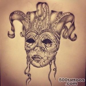 Mask Tattoos and Designs Page 45_14