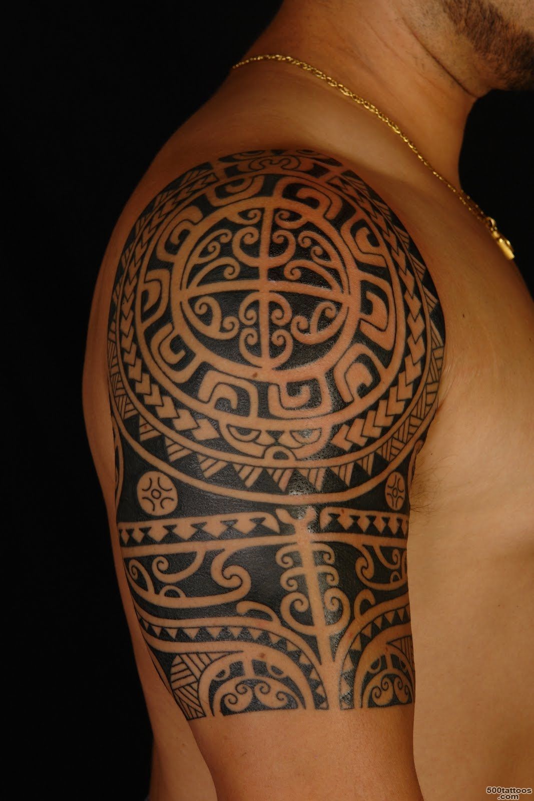 Maya And Maori Traditional Mask Tattoo Design   Tattoes Idea 2015 ..._40.JPG