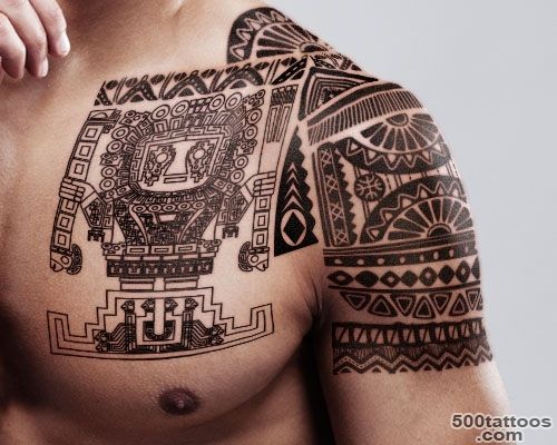 Mayan Tattoos With Ancient Mayan Symbols_42