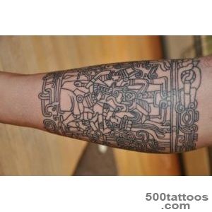 Tattoos Mayan  Photos and value tatu_12