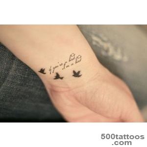 Stylish Wrist Tattoos Ideas for Girls  Birds, Tattoos and body _15