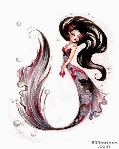 7 Latest Mermaid Tattoo Designs and Ideas_47