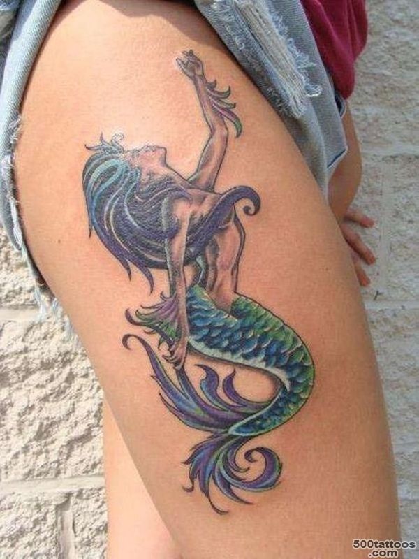 30 Mermaid Tattoo Ideas For Girls_50