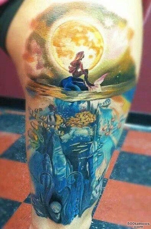 75 Mermaid Tattoos That Are Magical_34