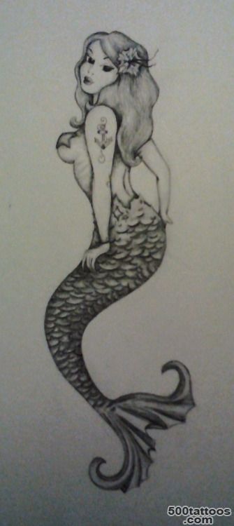 mermaid tattoo design  Tumblr_30