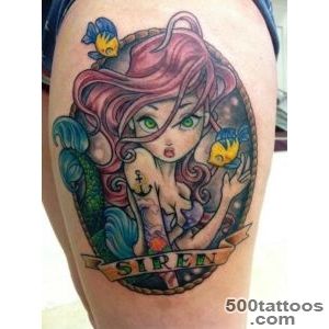 59 Breathtaking Little Mermaid Inspired Tattoos   TattooBlend_28