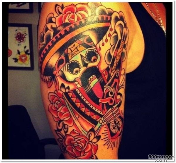 42 Dramatic Mexican Tattoos A Look into the Dark World of the ..._6