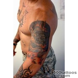 Flaming Military Tattoo_19