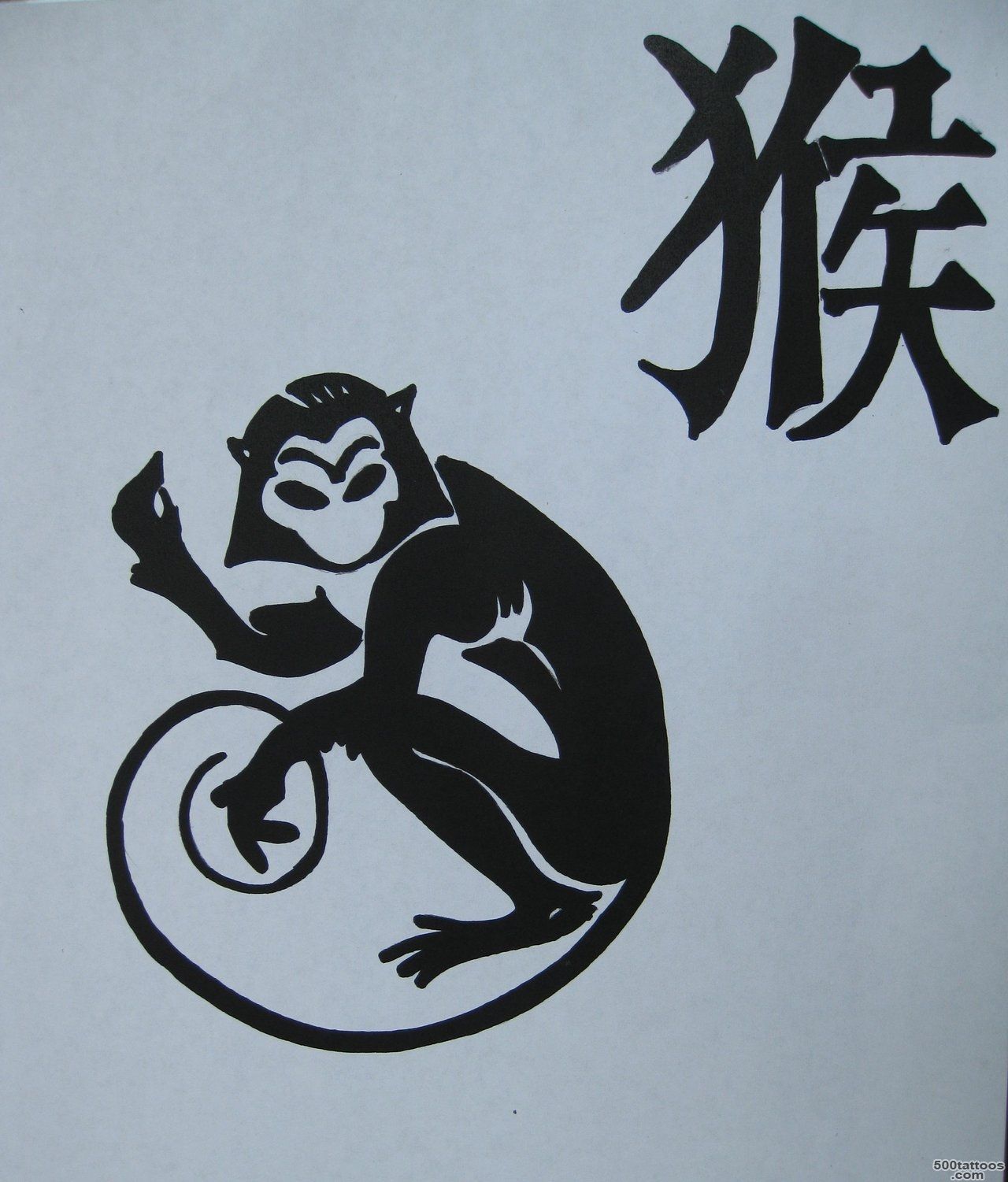 Chinese Zodiac Monkey Tattoo Designs  Tattoobite.com_15