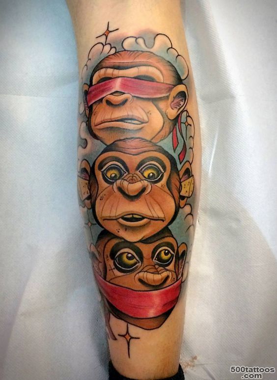 Monkey Tattoo Pics and Ideas Amazing Tattoos!_42