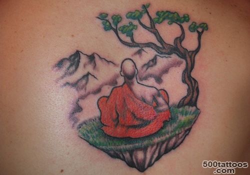 30 Peaceful Buddhist Tattoos  CreativeFan_44