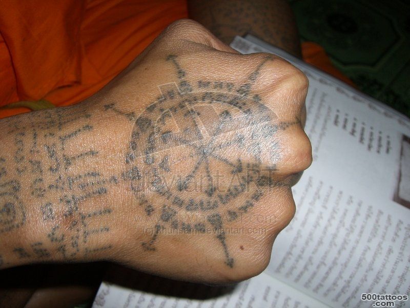 Pin Tibetan Monk Tattoos Tattooed Monks Hand By Khunsam on Pinterest_6