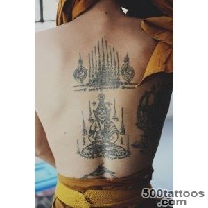Sak yant tattoos are religious tattoos done by monks When I go to _38