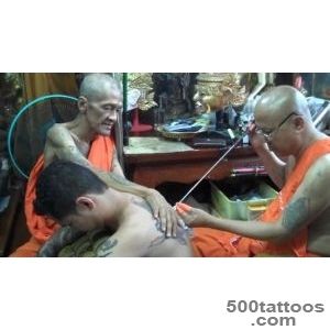Thai Monk Tattoo   Receiving the Yant   Sakyant   YouTube_18
