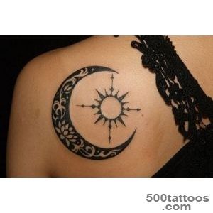 37 Inspirational Moon Tattoo Designs with Images   Piercings Models_1