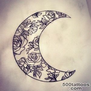 37 Inspirational Moon Tattoo Designs with Images   Piercings Models_4