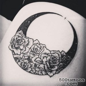 37 Inspirational Moon Tattoo Designs with Images   Piercings Models_6