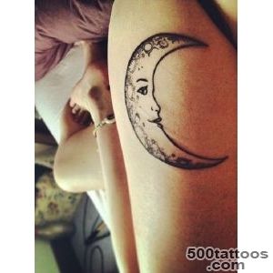 37 Inspirational Moon Tattoo Designs with Images   Piercings Models_13