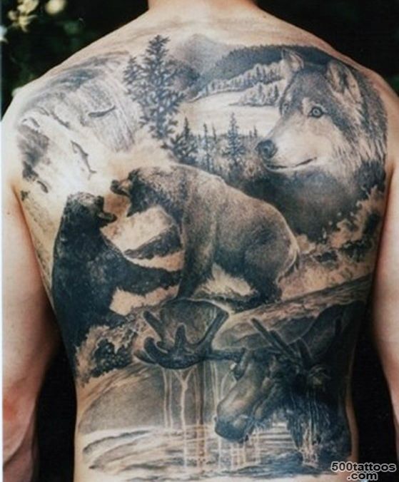 60 Moose Tattoo Designs For Men   Antler Ink Ideas_9