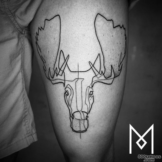 1000+ ideas about Moose Tattoo on Pinterest  Tattoos, Deer Tattoo ..._22
