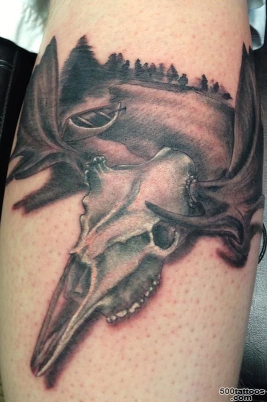 Moose Skull by Todd Lambright  Tattoos_46
