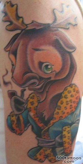 moose tattoo by Jime Litwalk  Tattoos_16