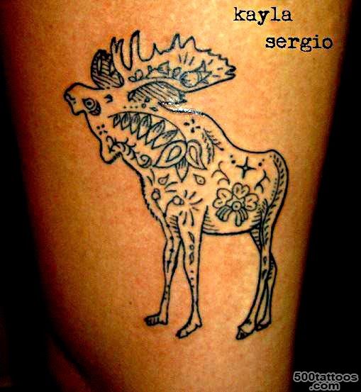 Pin Moose Skull Tattoo Deer Hunting Stickers Funny 11 Doblelolcom ..._50