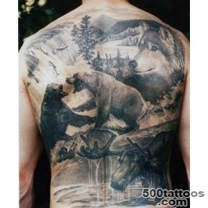60 Moose Tattoo Designs For Men   Antler Ink Ideas_9
