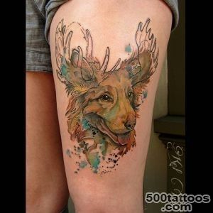 Dog Moose Tattoo  Best Tattoo Ideas Gallery_8