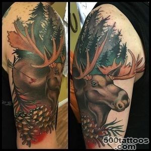 Tattoo Snob • Moose tattoo by @travis666 at Hailstorm Tattoo in_35