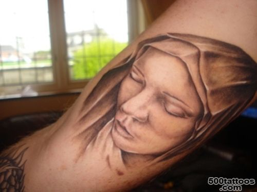 19+ Saint Mary Mother Of God Tattoos Designs_27