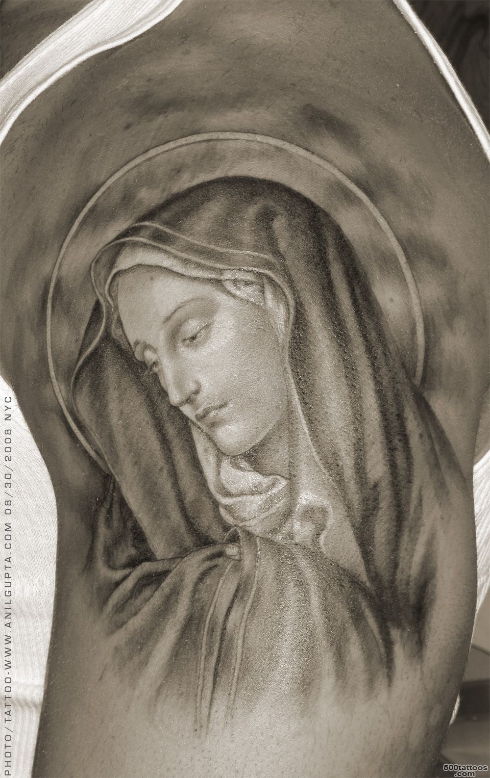 Mother Mary Tattoo Pictures_29