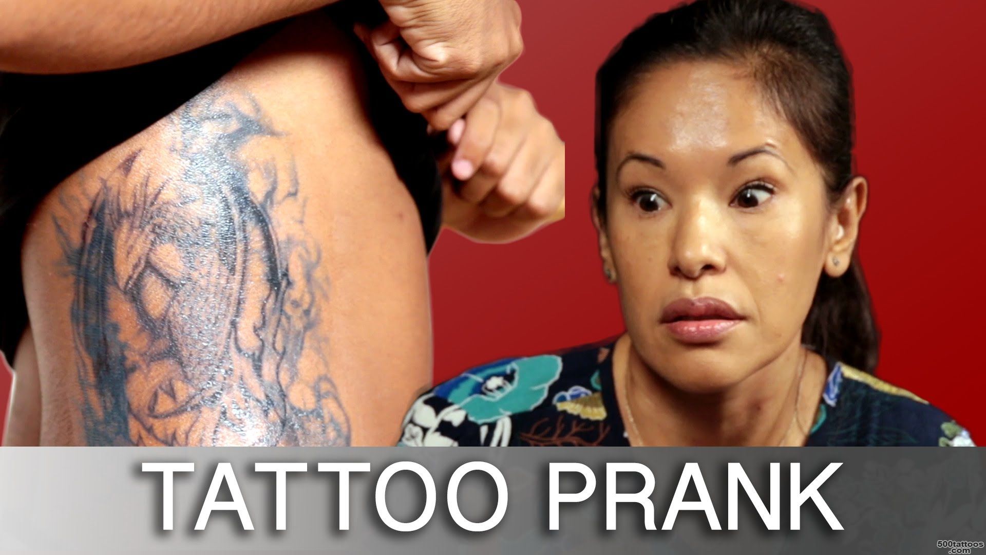 Sons Prank Parents With Tattoos   YouTube_49