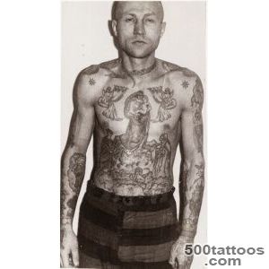 Tattoo art Russian Criminal Tattoos Madonna and Child_37