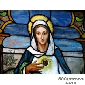 Top Mary Stained Glass Tattoo Images for Pinterest Tattoos_39