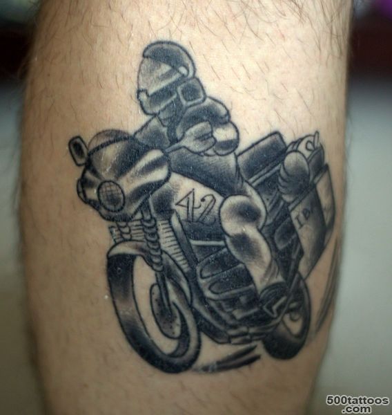 7+ Motorcycle Tattoos For Leg_41
