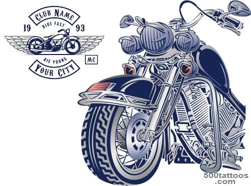 Cool Motorcycle themed Tattoo Designs_42