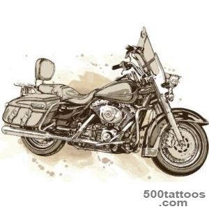 29+ Tribal Motorcycle Tattoos_40