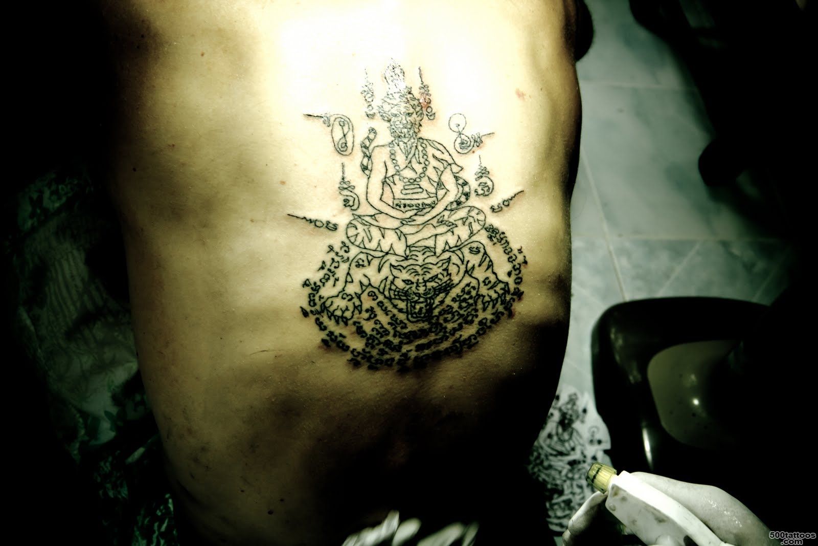 My Muay Thai Sak Yant   Traditional Thai Tattoo_49
