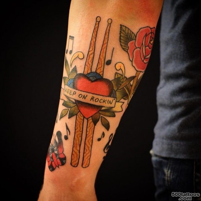 35 Best Music Tattoo Designs_33