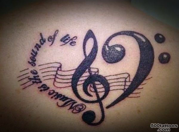 Lovely Music Tattoo Ideas  Tattoo Ideas Gallery amp Designs 2016 ..._12