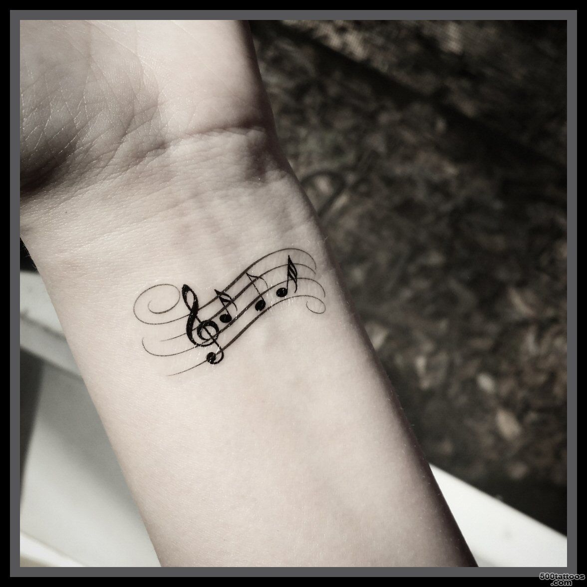 Music note tattoo Temporary tattoos music by SharonHArtDesigns_37