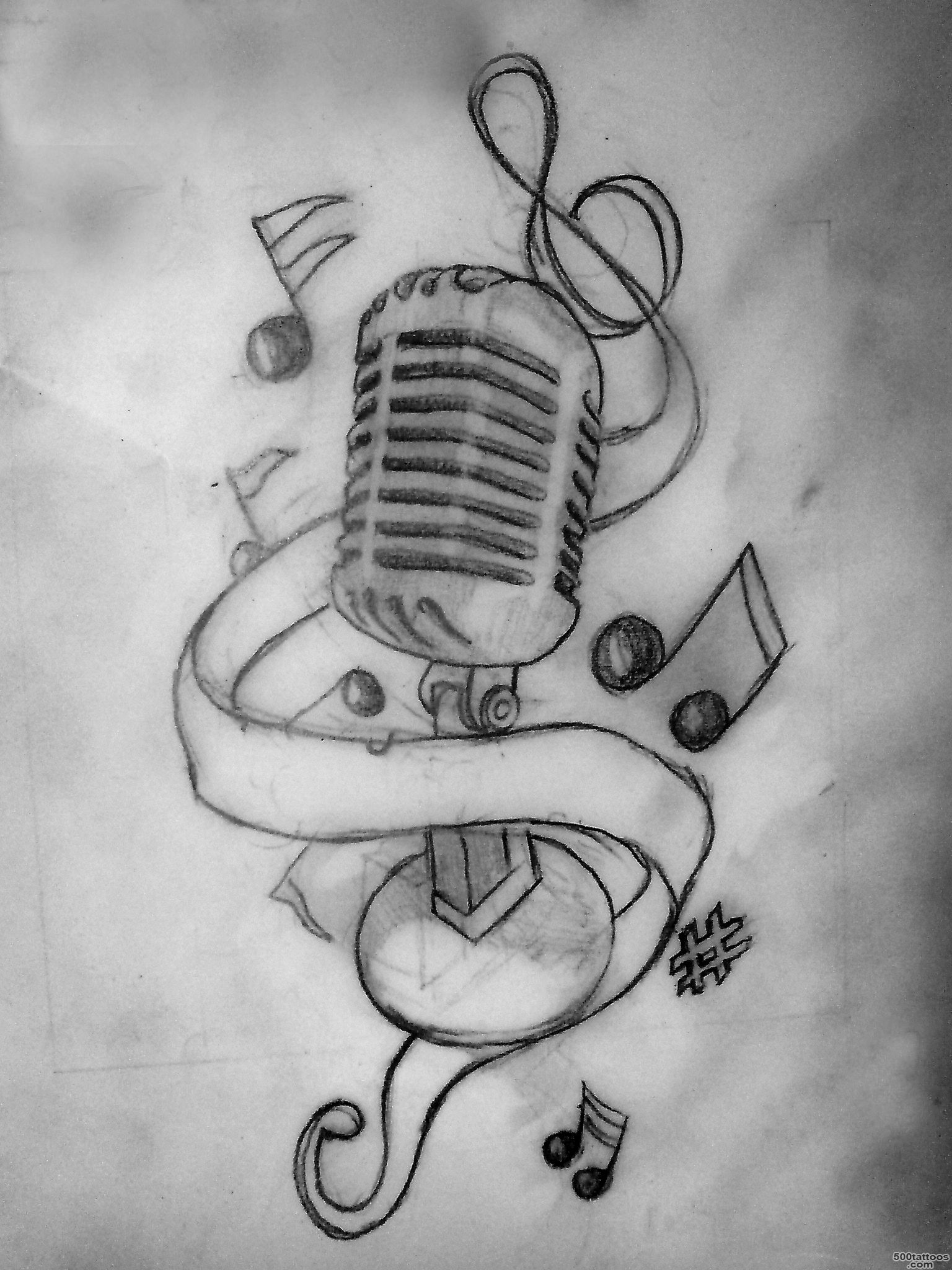 MUSIC TATTOOS  Tattoo design and ideas_40